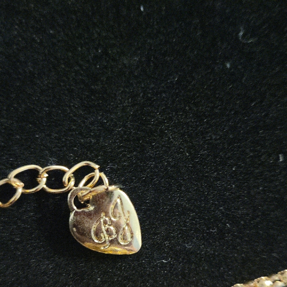 Betsey Johnson Gold and Pink Rose Necklace - Picture 3 of 6